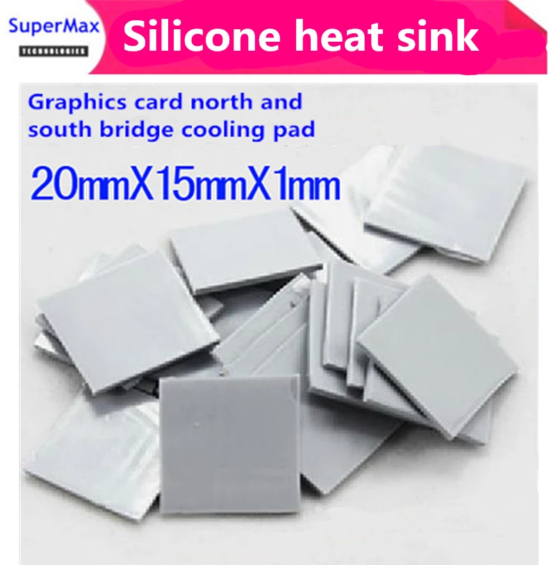 Free shipping graphics card North and South Bridge thermal silica film cooling pad 20mm*15mm*1mm
Free shipping graphics card North and South Bridge thermal silica film cooling pad 20mm*15mm*1mm