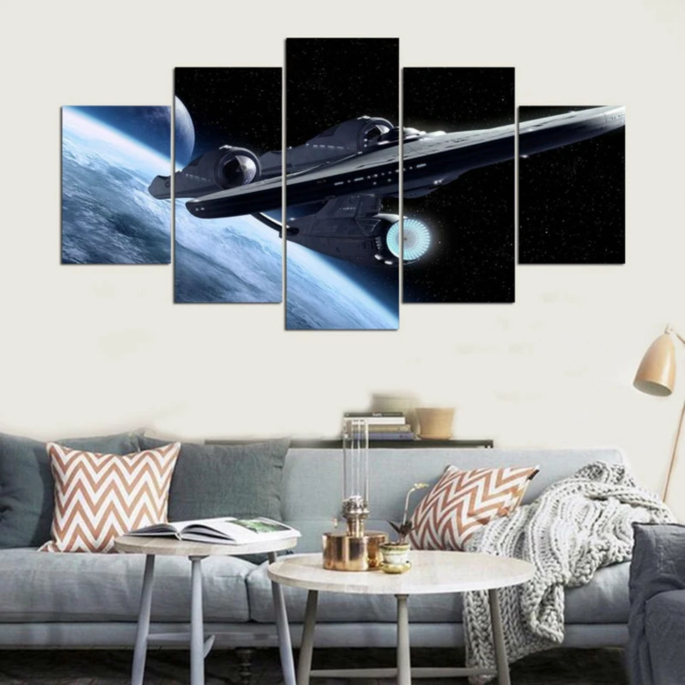 Модульная картина холст стены Книги по искусству фотографии украшения дома 5 P Star