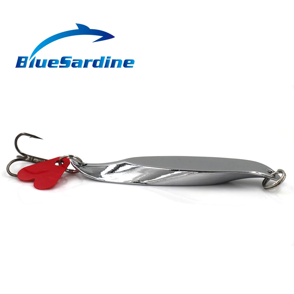 BlueSardine 10 шт. приманки в виде ложки металлические рыболовные жесткая приманка для