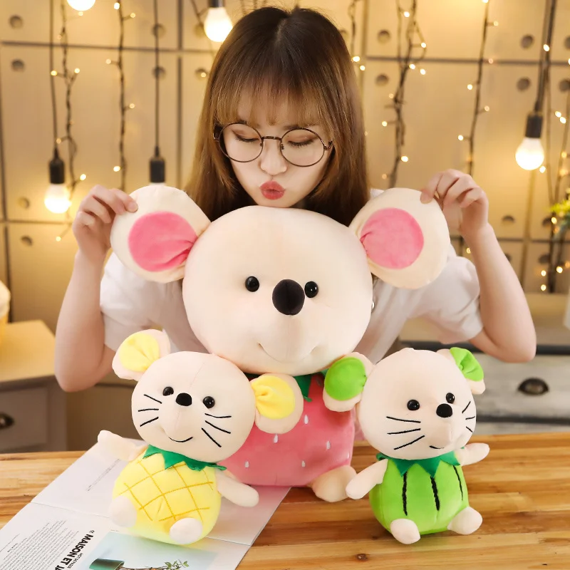 25/42cm Cartoon fruit mouse doll Plush toy soft animal stuffed doll Cute home office decor high qualityChild girl birthday gift
25/42cm Cartoon fruit mouse doll Plush toy soft animal stuffed doll Cute home office decor high qualityChild girl birthday gift