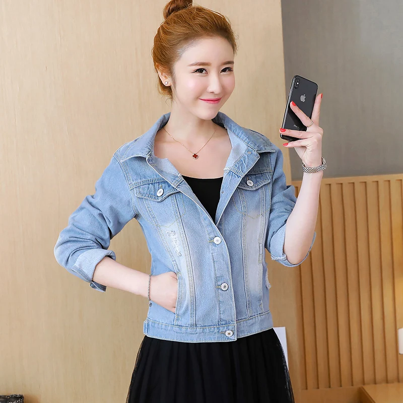 Embroidery Ladies Cropped Jean Jackets Patch Designs Womens Denim Coats Short Chaquetas
Embroidery Ladies Cropped Jean Jackets Patch Designs Womens Denim Coats Short Chaquetas