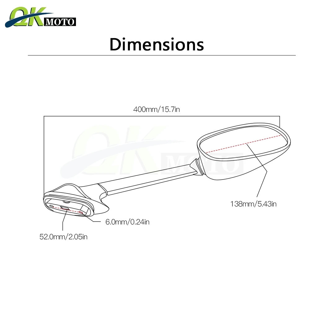 For Ducati Monster 796 S2R 1000 S4Rs S4 Fogarty Testastretta ST2 ST4 Universal Motorcycles Rearview Mirror Side Mirror
For Ducati Monster 796 S2R 1000 S4Rs S4 Fogarty Testastretta ST2 ST4 Universal Motorcycles Rearview Mirror Side Mirror