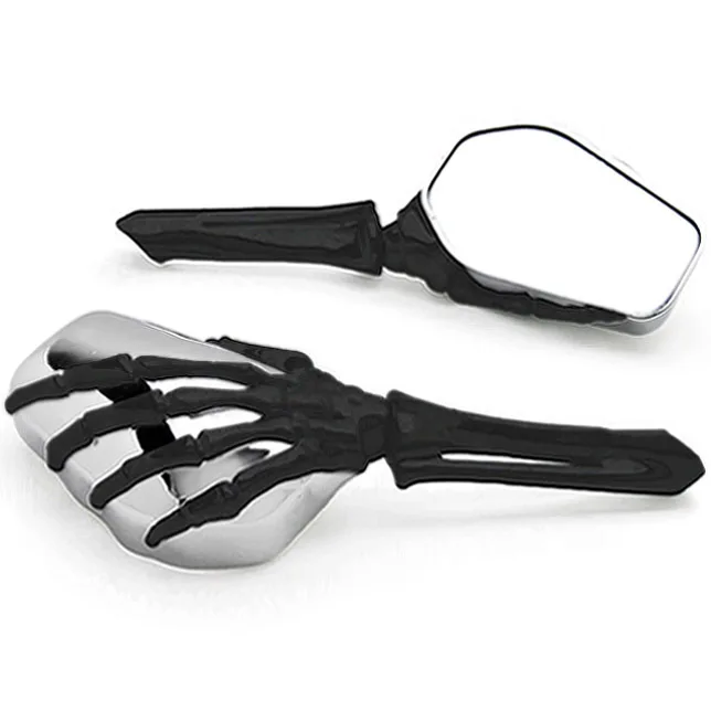Free Shipping Black/Chrome Skeleton Hand Motorcycle Mirrors For Yamaha V-Max Vmax V Max VMX 1200
Free Shipping Black/Chrome Skeleton Hand Motorcycle Mirrors For Yamaha V-Max Vmax V Max VMX 1200