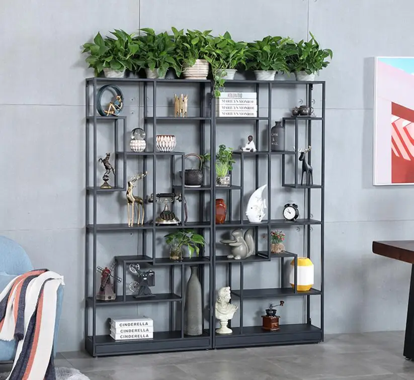 Creative Tieyi Restaurant Sitting on Rack Office Separating Handicraft Display Shelf, Bookshelf, Bar and Wine Cabinet
Creative Tieyi Restaurant Sitting on Rack Office Separating Handicraft Display Shelf, Bookshelf, Bar and Wine Cabinet