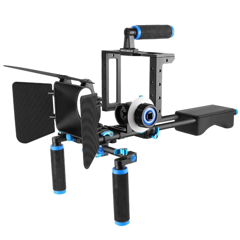 Neewer Aluminum Alloy Film Movie Rig System Kit for Canon Nikon Sony and other DSLR Cameras
Neewer Aluminum Alloy Film Movie Rig System Kit for Canon Nikon Sony and other DSLR Cameras