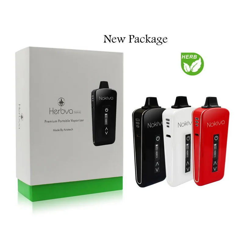 100% Original Aristech Nokiva e cigarette new dry herb vapor pen starter kit nokiva cig vaporizer black mamba|vapor kit|dry vaporizervapor |