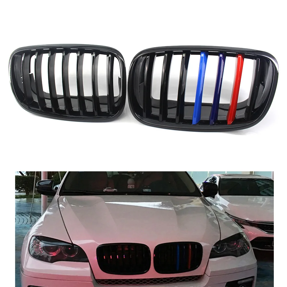 Глянцевая черная M-Color Передняя решетка для BMW X5 E70 2007-2010 X6 E71 2008-2014 51137157687,51137157688
Глянцевая черная M-Color Передняя решетка для BMW X5 E70 2007-2010 X6 E71 2008-2014 51137157687,51137157688