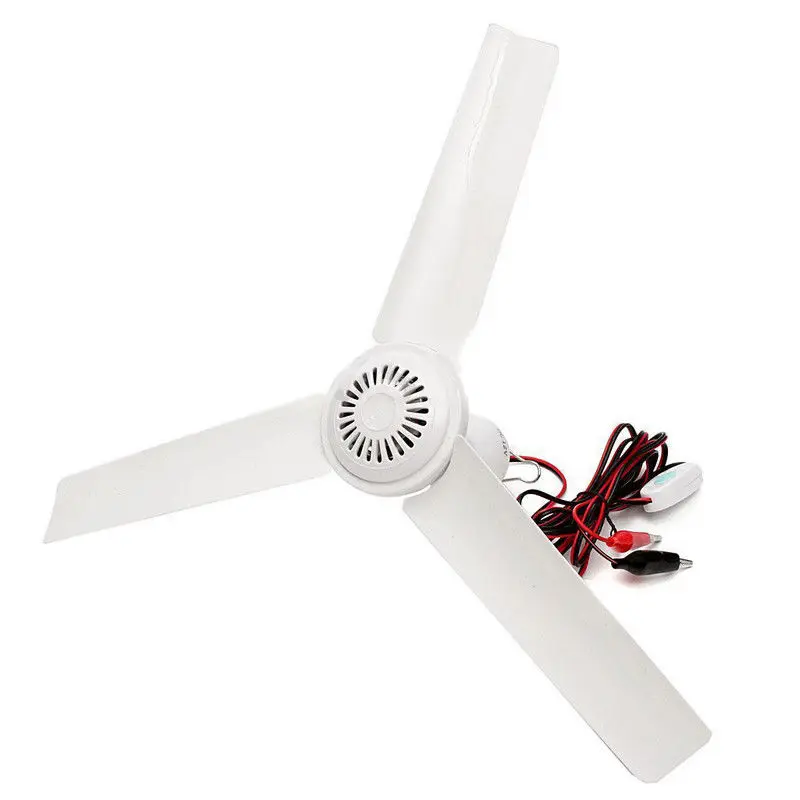 3 Leaves 12V 0.5A 6W Solar 3 Blade Ceiling Emergency Fan Powerful Caravan Camping with/without Switch 10㎡ 2.5 m cord
3 Leaves 12V 0.5A 6W Solar 3 Blade Ceiling Emergency Fan Powerful Caravan Camping with/without Switch 10㎡ 2.5 m cord