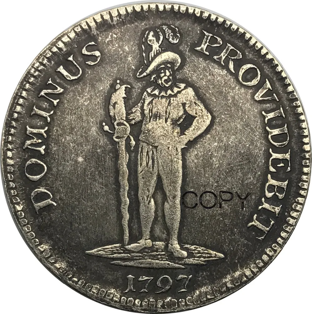 Switzerland 1797 Bern Swiss Bear Thaler High Imitation Of Original 90% Silver Copy Coin
Switzerland 1797 Bern Swiss Bear Thaler High Imitation Of Original 90% Silver Copy Coin