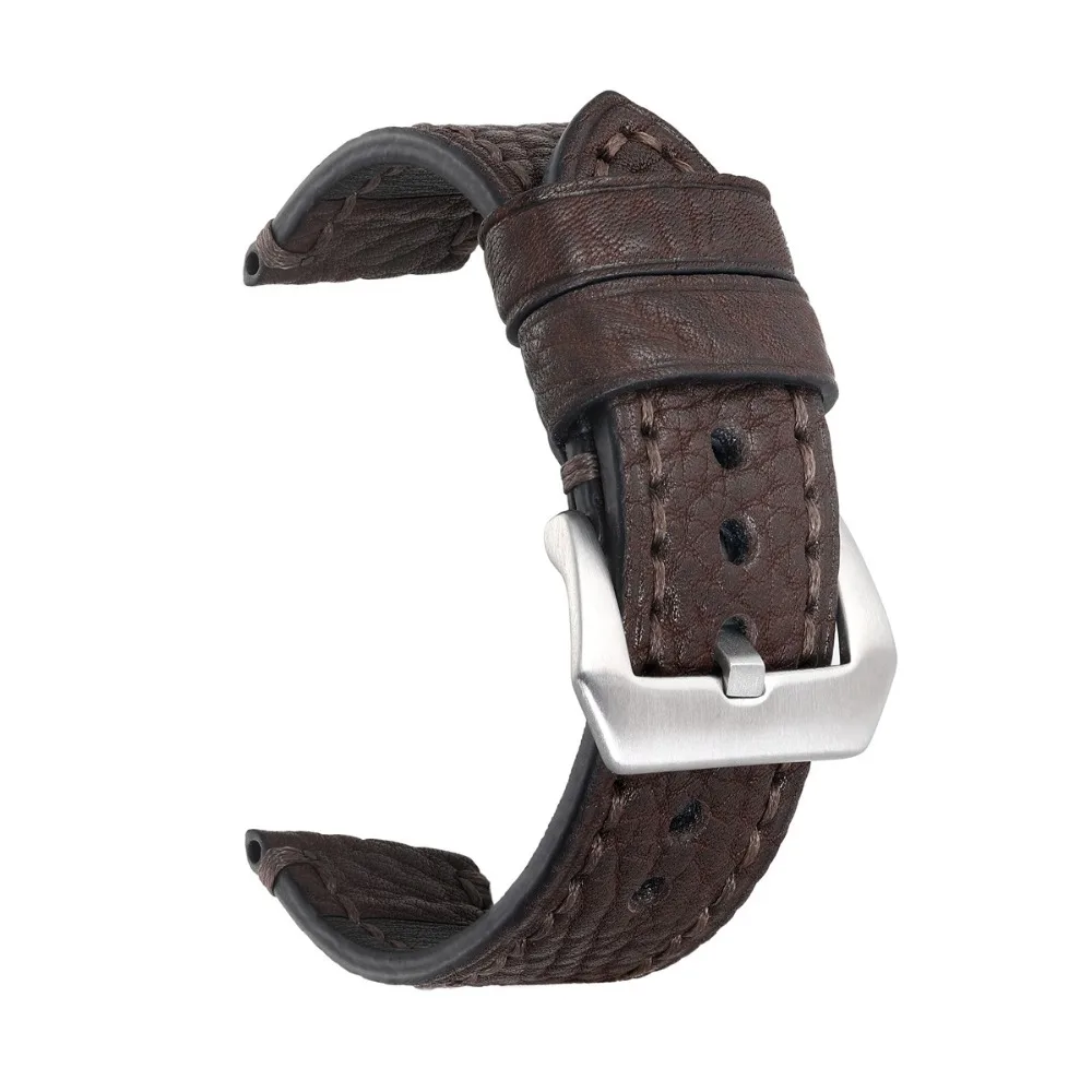 Ремешок для часов EACHE винтажный кожаный ремешок PAM111 20 мм 22 24 мм|leather watchband|genuine leather