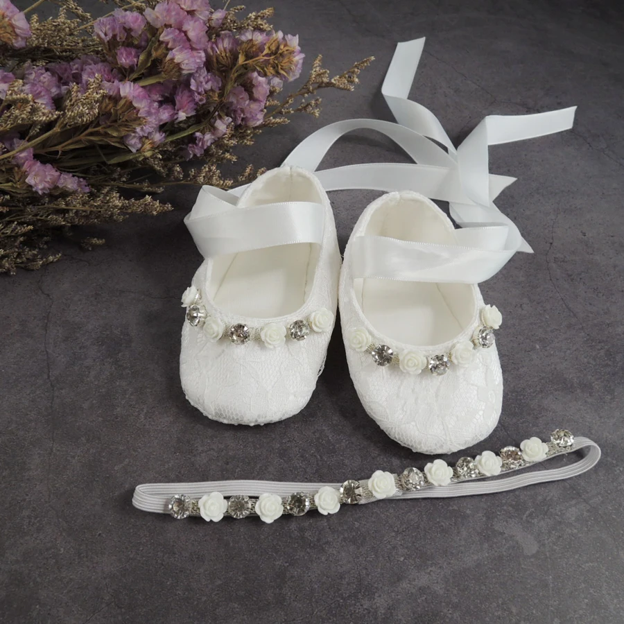 Baby Girl White Christening Baptism Premium Soft Sole Infant Sneaker,Light Ivory Lace Prewalker white Shoes headband set BB619
Baby Girl White Christening Baptism Premium Soft Sole Infant Sneaker,Light Ivory Lace Prewalker white Shoes headband set BB619