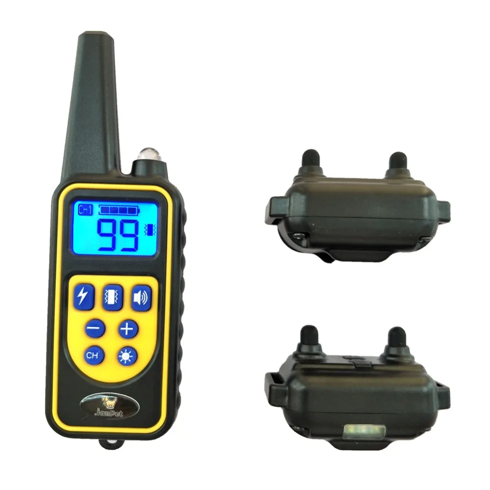 JANPET 800 Yards Remote Dog Training Collar Medium/Large Dog Remote Trainer Waterproof Electric Dog Shock Collars
JANPET 800 Yards Remote Dog Training Collar Medium/Large Dog Remote Trainer Waterproof Electric Dog Shock Collars
