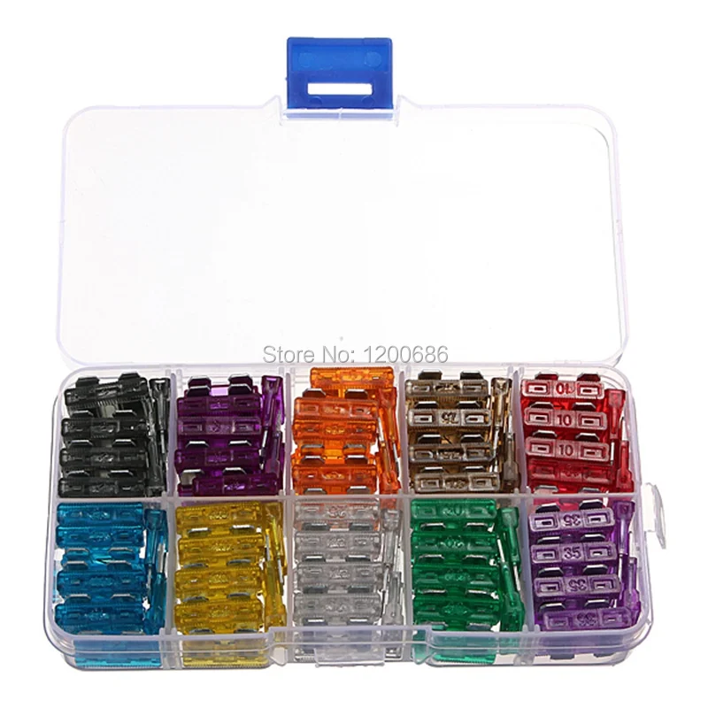 New 100pcs Auto Automotive Car Boat Truck Blade Fuse Box Assortment 2A 3A 5A 7.5A 10A 15A 20A 25A 30A 35A
New 100pcs Auto Automotive Car Boat Truck Blade Fuse Box Assortment 2A 3A 5A 7.5A 10A 15A 20A 25A 30A 35A