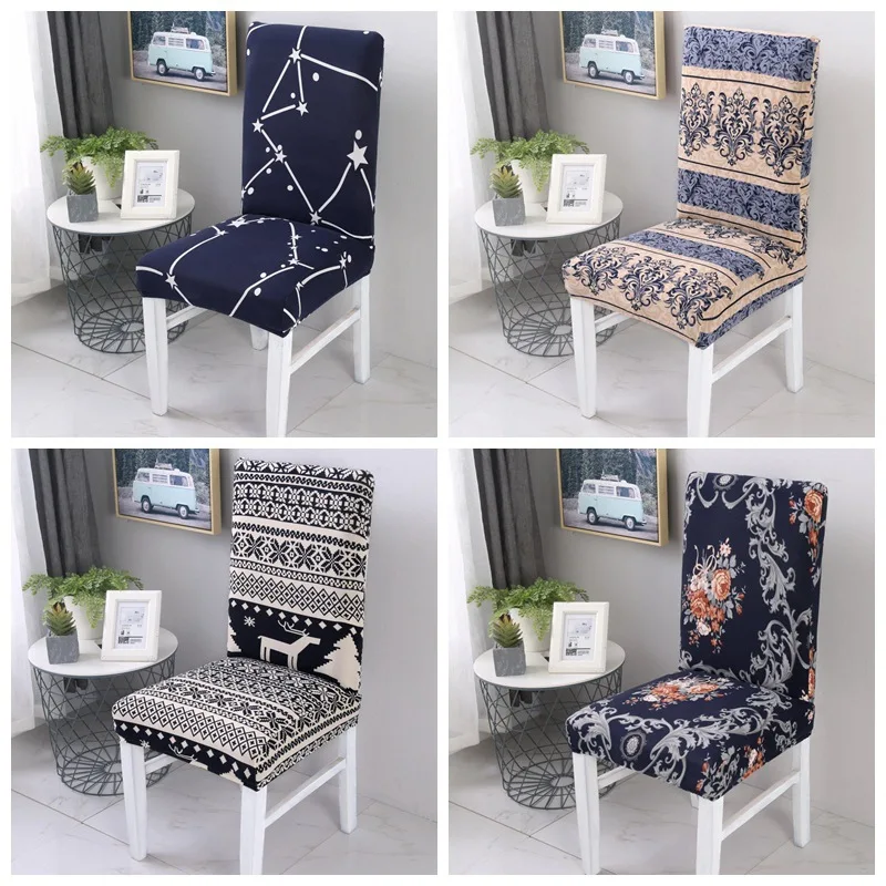 2PC/LOT Removable Spandex Elastic Printing Dining Chair Slipcover Anti-dirty Kitchen Seat Case Stretch Chair Cover for Banquet
2PC/LOT Removable Spandex Elastic Printing Dining Chair Slipcover Anti-dirty Kitchen Seat Case Stretch Chair Cover for Banquet
