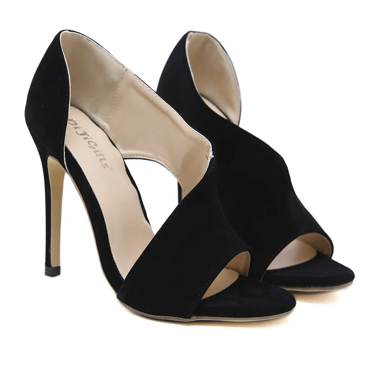 Open Toe Ladies Sandals 2019 Summer New Arrival Hollow Sexy Black Wild Fish Mouth Sandals Suede High Heels Women's Shoes
Open Toe Ladies Sandals 2019 Summer New Arrival Hollow Sexy Black Wild Fish Mouth Sandals Suede High Heels Women's Shoes