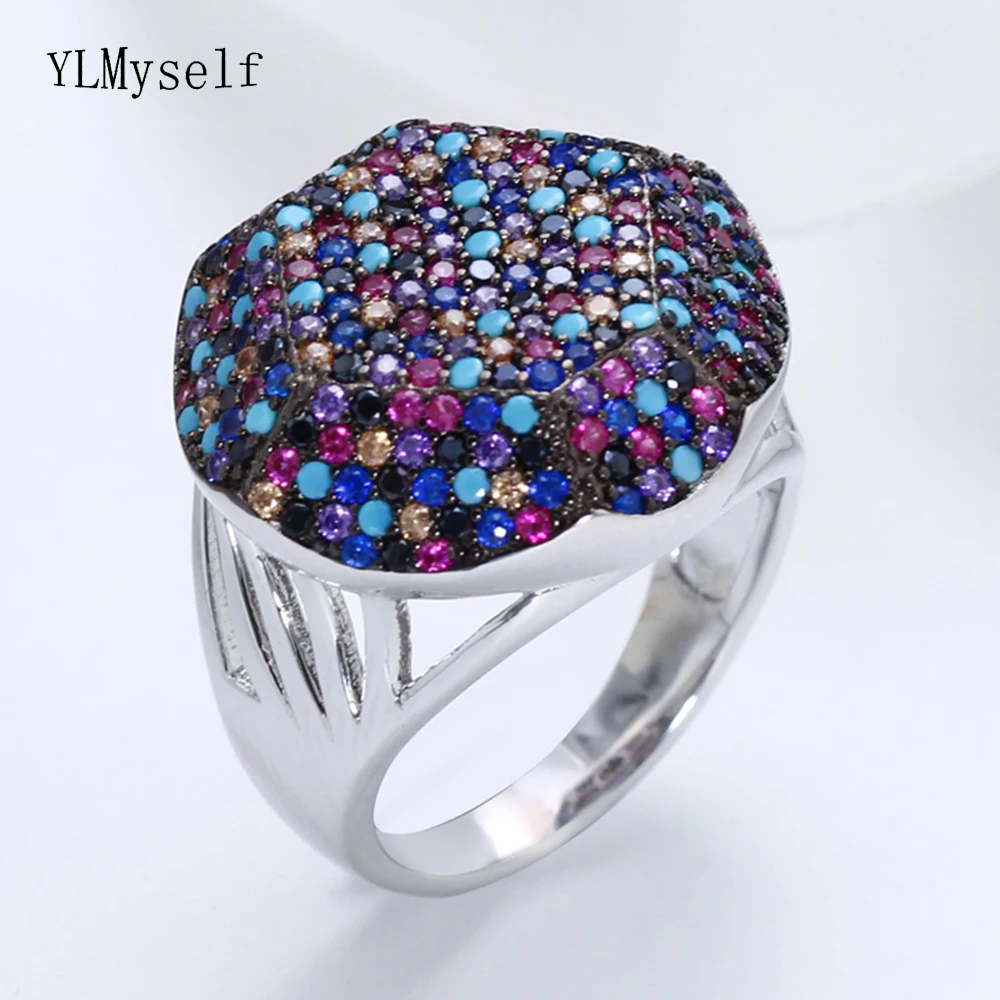 Real sterling silver ring 925 Gorgeous multi colorful cubic zirconia jewellery crystal luxury silver jewelry women fashion
Real sterling silver ring 925 Gorgeous multi colorful cubic zirconia jewellery crystal luxury silver jewelry women fashion