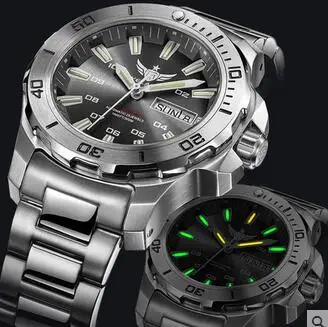 Yelang Men Automatic Watch Tritium T100 Light Switzerland ETA Movement 25Jewels Rotate Dial Date Day Diver Watch Waterproof300m
Yelang Men Automatic Watch Tritium T100 Light Switzerland ETA Movement 25Jewels Rotate Dial Date Day Diver Watch Waterproof300m