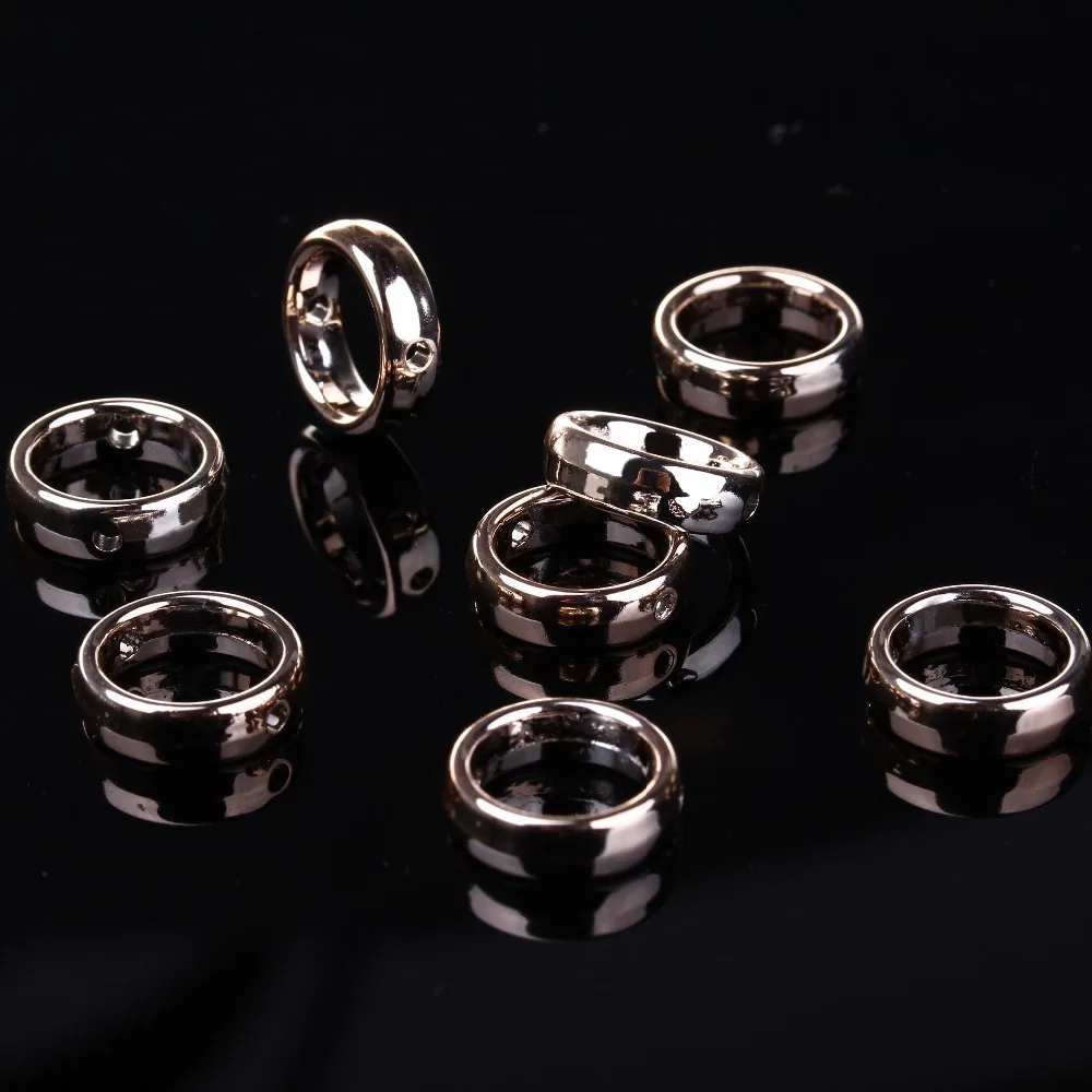 100 шт./лот CCB разделительные кольца бусины для браслетов ожерелий круглые с