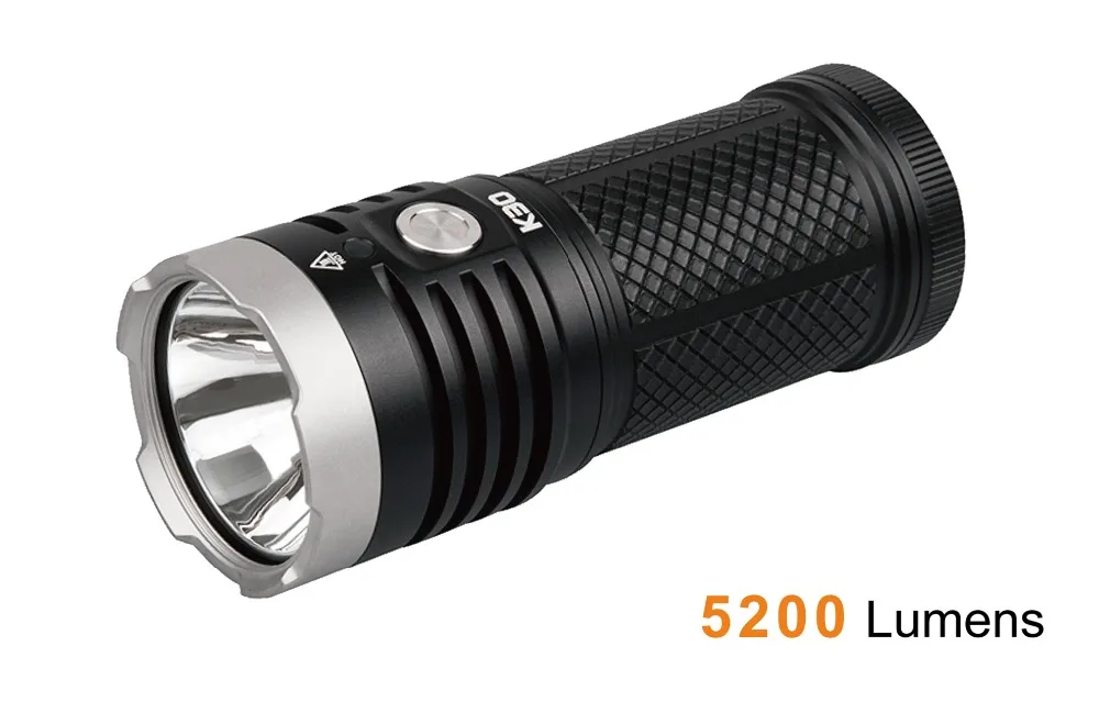 ACEBEAM K30 прожектор CREE XHP70.2 Макс 5200 люмен луч бросать 374 м ручной фонарь + 18650 3100 мАч