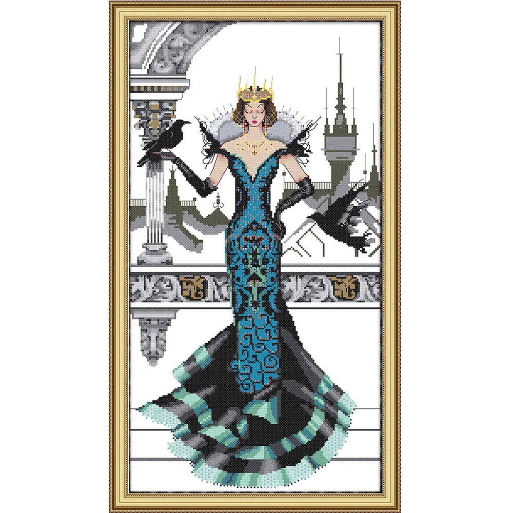 NKF The Queen Chinese Stamped Cross Stitch Patterns DIY 14CT11CT Needlework Embroidery Sets for Home Decor
NKF The Queen Chinese Stamped Cross Stitch Patterns DIY 14CT11CT Needlework Embroidery Sets for Home Decor