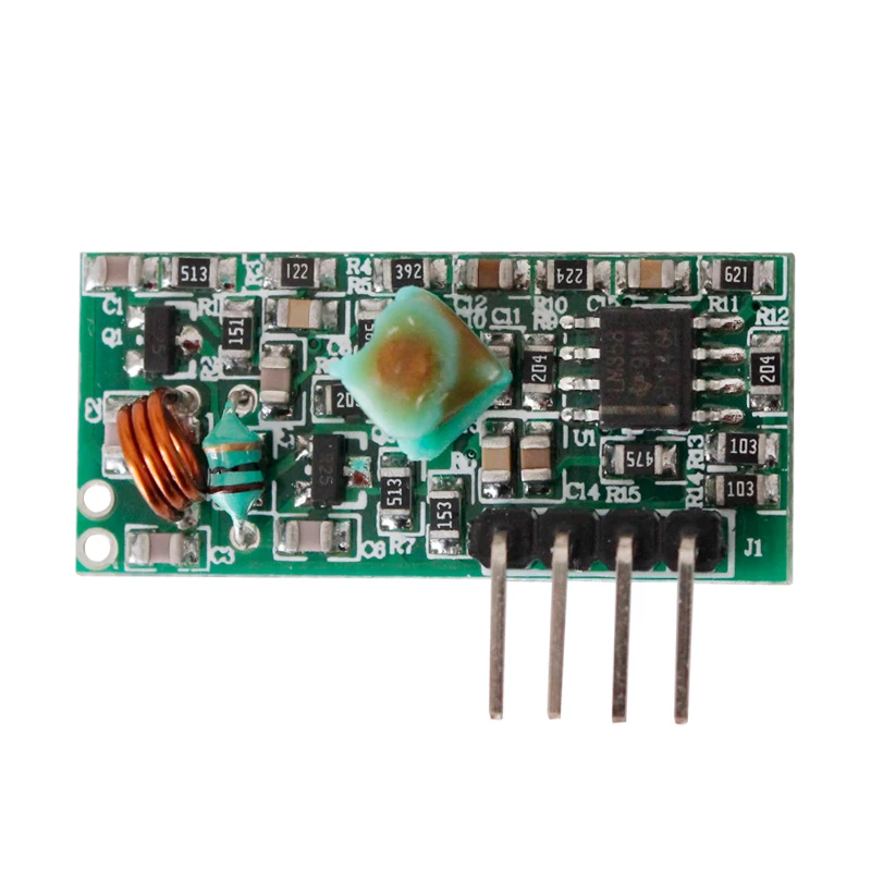 10PCS 315,433Mhz super-regenerative receiver module wireless receiver module / receiver board sensitivity: -103dBm
10PCS 315,433Mhz super-regenerative receiver module wireless receiver module / receiver board sensitivity: -103dBm