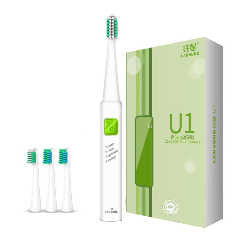 LANSUNG A39plus Upgrade U1 Electric Toothbrush DC 5V USB Rechargeable Battery Sonic Toothbrush Ultrasonic Electric Toothbrush
LANSUNG A39plus Upgrade U1 Electric Toothbrush DC 5V USB Rechargeable Battery Sonic Toothbrush Ultrasonic Electric Toothbrush