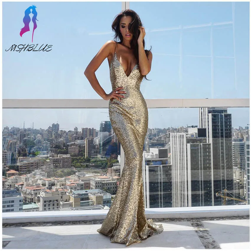 Sexy Gold Sequin Backless Mermaid Prom Dresses Long Evening Gown Women Party Dress Vestido De Festa
Sexy Gold Sequin Backless Mermaid Prom Dresses Long Evening Gown Women Party Dress Vestido De Festa