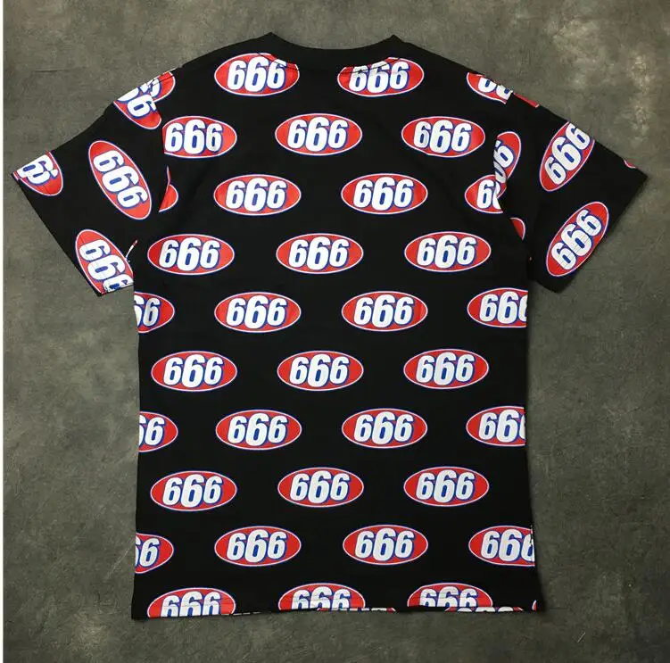 New High 19ss Men 666 T Shirts T-Shirt Hip Hop Skateboard Street Cotton T-Shirts Tee Top kenye #B28
New High 19ss Men 666 T Shirts T-Shirt Hip Hop Skateboard Street Cotton T-Shirts Tee Top kenye #B28
