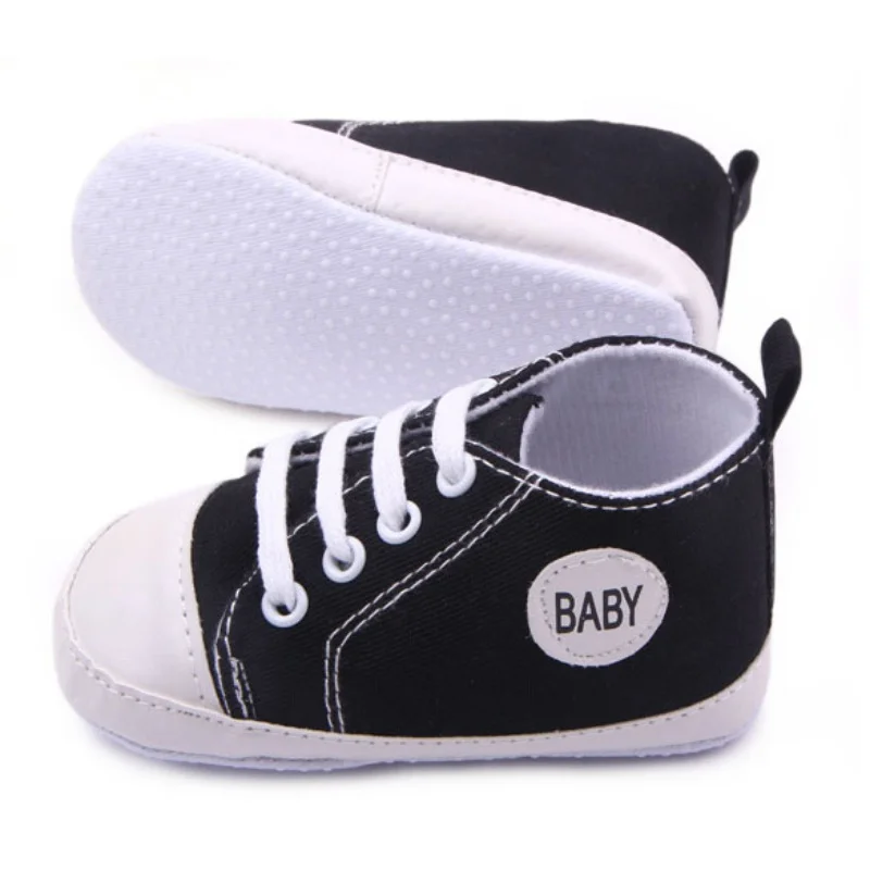 Холщовые классические спортивные кроссовки для новорожденных мальчиков и
