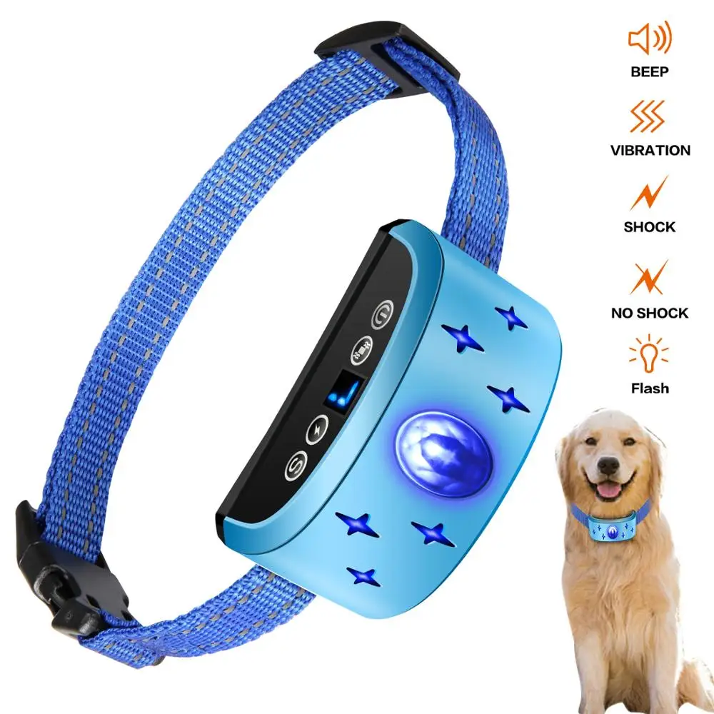 Dog Stop Barking Training Collar Waterproof with Beeps and Vibration Electrostatic Shock Anti Barking No Bark Collar Chargeable
Dog Stop Barking Training Collar Waterproof with Beeps and Vibration Electrostatic Shock Anti Barking No Bark Collar Chargeable