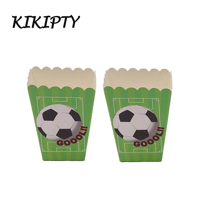 6pcs/lot Football Theme party Popcorn box Gift box boy girl Happy Birthday party decoration baby shower party supplies
6pcs/lot Football Theme party Popcorn box Gift box boy girl Happy Birthday party decoration baby shower party supplies