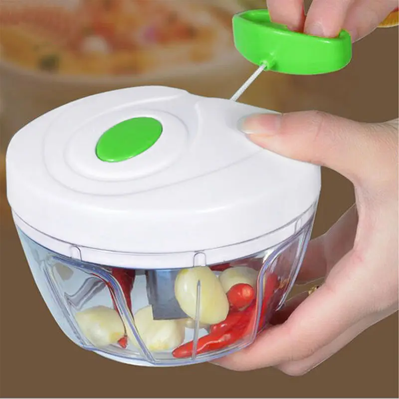 Kitchen Pulling Manual Food Rope Processor Shredder Vegetable Meat Garlic Onion Chopper Slicer Household Hand Mincer Tool
Kitchen Pulling Manual Food Rope Processor Shredder Vegetable Meat Garlic Onion Chopper Slicer Household Hand Mincer Tool
