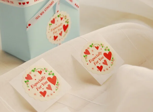 120pcs New Round design Romatic Heart Sweet "Especially For You" series seal sticker Christmas DIY note gift Labels
120pcs New Round design Romatic Heart Sweet "Especially For You" series seal sticker Christmas DIY note gift Labels