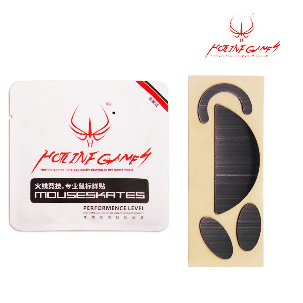 1 set/pack Original Hotline Games mouse feet for Logitech G90 G100S Mouse glide/Skates 3M FTPE 0.6mm
1 set/pack Original Hotline Games mouse feet for Logitech G90 G100S Mouse glide/Skates 3M FTPE 0.6mm