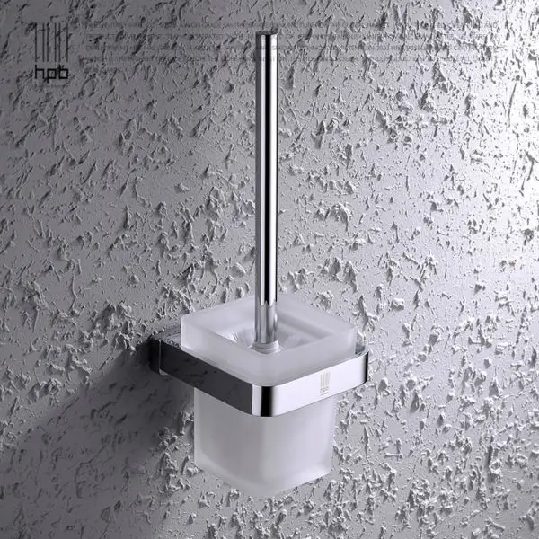 BULUXE Solid Brass Toilet Brush Holder Frosted Glass Cup Bathroom Accessories Brosse WC Brush Set HP7703
BULUXE Solid Brass Toilet Brush Holder Frosted Glass Cup Bathroom Accessories Brosse WC Brush Set HP7703