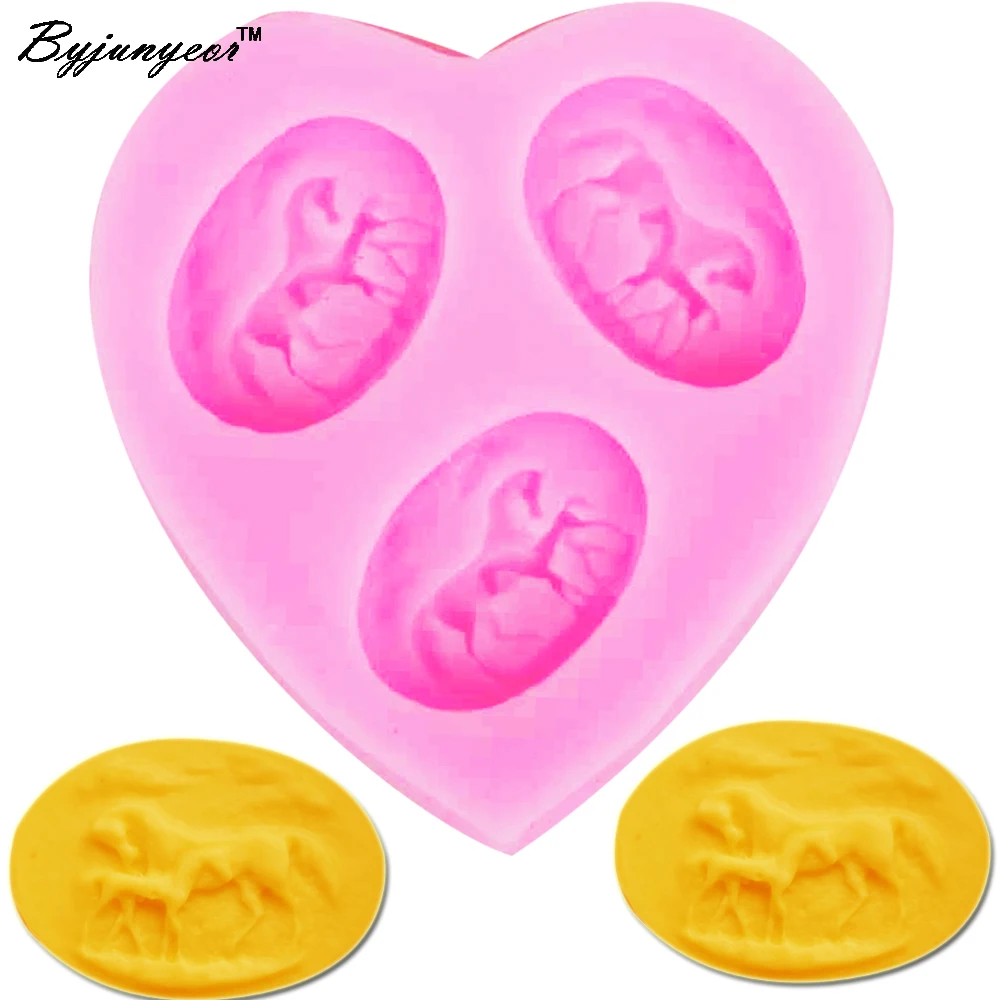 M609 Mini Horse UV Resin Silicone Mold Fondant Chocolate Candy Lollipop Crystal Epoxy Soft Clay Bake Tools
M609 Mini Horse UV Resin Silicone Mold Fondant Chocolate Candy Lollipop Crystal Epoxy Soft Clay Bake Tools