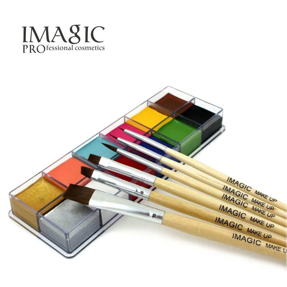 Макияж Пигмент масляные краски Art Kit Новое поступление УФ-свечение неоновая