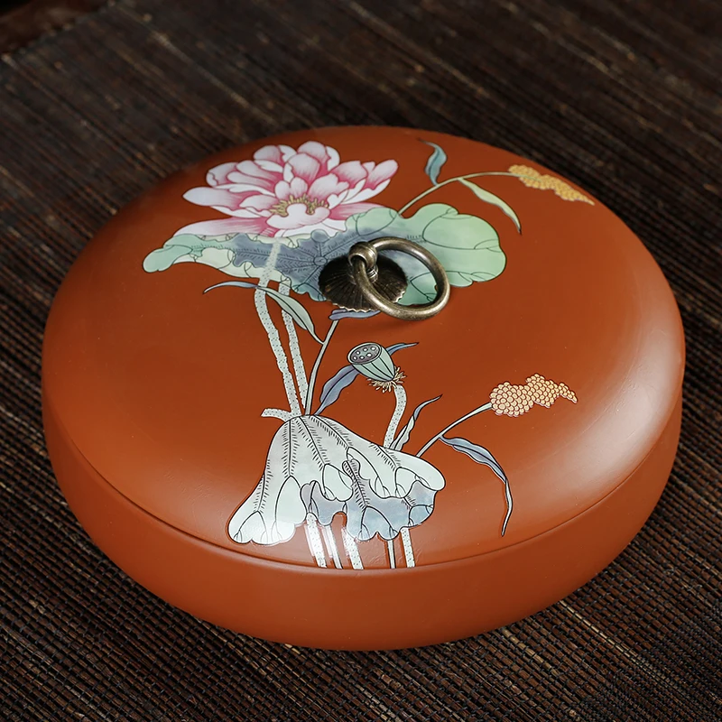 Yixing Purple Clay Tea Set Ceramic Tea Caddy Puer Tea Cans Tea Cake Storage Jar Sealed Box Teaware Kitchen Accessories
Yixing Purple Clay Tea Set Ceramic Tea Caddy Puer Tea Cans Tea Cake Storage Jar Sealed Box Teaware Kitchen Accessories
