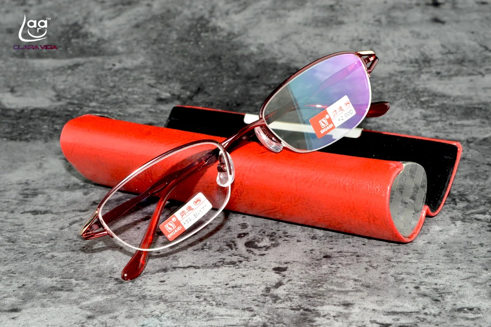 CLARA VIDA QUEEN STYLE WITH QUALITY PU BOX VERY HIGH STANDARD TITANIUM ALLOY WOMEN READING GLASSES +1 +1.5 +2 +2.5 +3 +3.5 +4
CLARA VIDA QUEEN STYLE WITH QUALITY PU BOX VERY HIGH STANDARD TITANIUM ALLOY WOMEN READING GLASSES +1 +1.5 +2 +2.5 +3 +3.5 +4