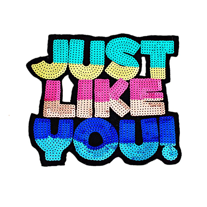 2018 New letter With Sequined Patches Fashion Applique lron on Patch for Clothes Bags DIY Decal Apparel Accessory 2pcs
2018 New letter With Sequined Patches Fashion Applique lron on Patch for Clothes Bags DIY Decal Apparel Accessory 2pcs