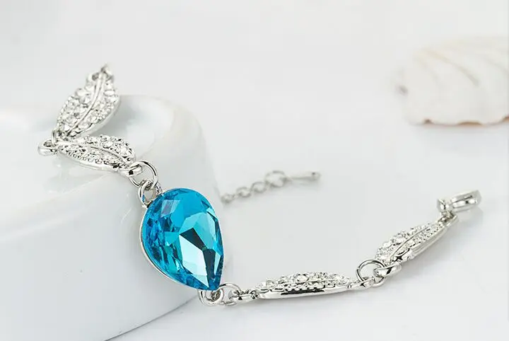 Сусальное Золото Браслет Для Женщин С Серебряным Покрытием Bijoux Mujer Femme Браслеты и