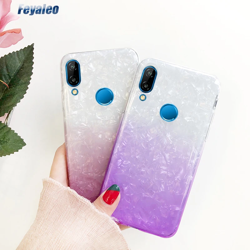 Мягкий блестящий чехол для телефона Huawei Honor 10 9 Lite 8X 8A 8C 7C 7A Pro Y9 Y6 Y5 Prime 2018 Mate 20 P30 P20 P