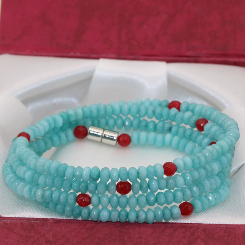 wholesale fashion long multilayer 4 rows magnetic clasp bracelets for women2*4mm amazonite stone faceted abacus jewelryB2774
wholesale fashion long multilayer 4 rows magnetic clasp bracelets for women2*4mm amazonite stone faceted abacus jewelryB2774