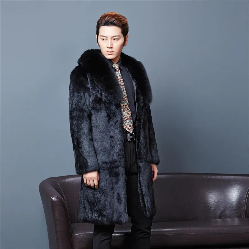 Long 100 cm plus size natural rabbit fur coats outerwear men real fox fur collar full sleeve real fur jackets 2018 autumn winter
Long 100 cm plus size natural rabbit fur coats outerwear men real fox fur collar full sleeve real fur jackets 2018 autumn winter