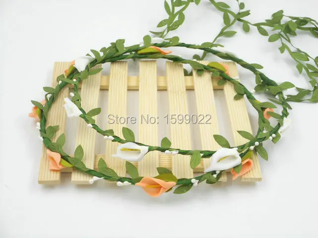 Bohemian Floral Head Garland for Weddings Women Maid of Honor Calla Lily Hair Accessories Hippie Hairband Flower Party Supplies
Bohemian Floral Head Garland for Weddings Women Maid of Honor Calla Lily Hair Accessories Hippie Hairband Flower Party Supplies