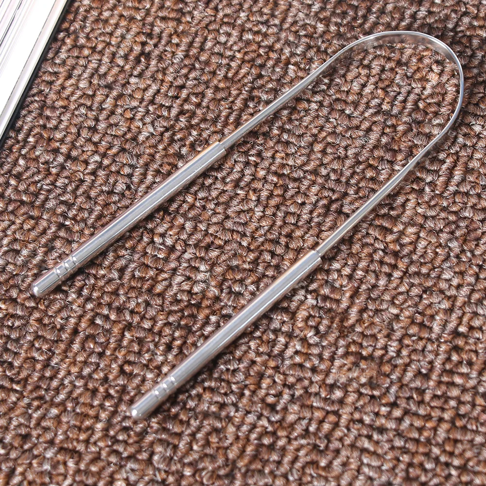 1PCStainless Steel Tongue Scraper Oral Cleaner Medical Mouth Brush Cleaning Surface of Tongue Reusable Fresh Breath Health Maker
1PCStainless Steel Tongue Scraper Oral Cleaner Medical Mouth Brush Cleaning Surface of Tongue Reusable Fresh Breath Health Maker