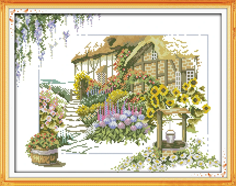 Набор для вышивки крестиком в виде цветов на вилле, lanscape garden, 14ct, 11ct, печать, вышивка на холсте, ручная работа, рукоделие
Набор для вышивки крестиком в виде цветов на вилле, lanscape garden, 14ct, 11ct, печать, вышивка на холсте, ручная работа, рукоделие