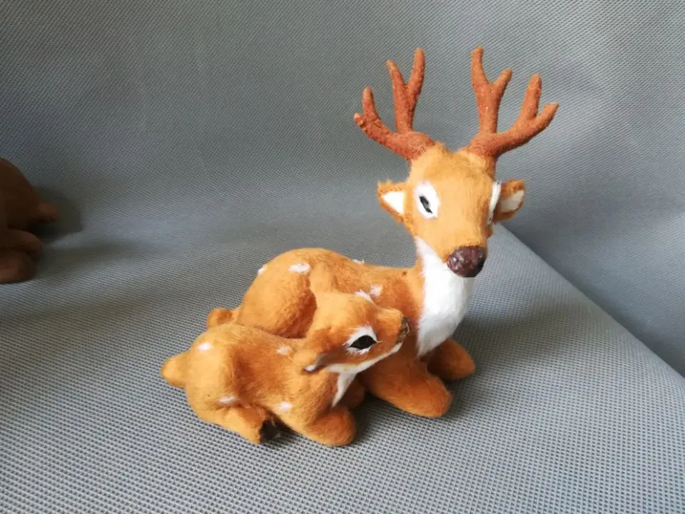 11x12cm simulation deer plastic&fur sika deer ,prone deers dad and baby,model,home decoration toy gift w0859
11x12cm simulation deer plastic&fur sika deer ,prone deers dad and baby,model,home decoration toy gift w0859