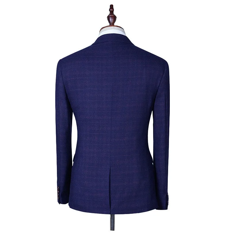 Loldeal Suit 2018 New Arrival Slim Fit Plaid Suits for Men Luxury 3 Piece Mens Suits Wedding Groom Black Purple Navy
Loldeal Suit 2018 New Arrival Slim Fit Plaid Suits for Men Luxury 3 Piece Mens Suits Wedding Groom Black Purple Navy
