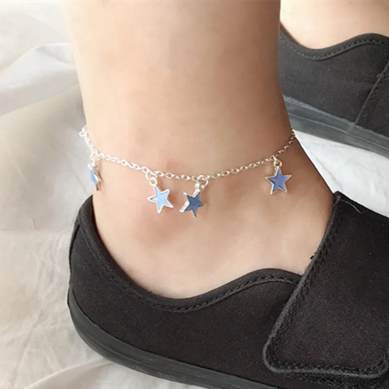 2022 New Summer Foot Jewelry Women Glow In The Dark Star Chain Anklet Luminous Ankle Bracelet Barefoot Sandal Beach Jewelry
2022 New Summer Foot Jewelry Women Glow In The Dark Star Chain Anklet Luminous Ankle Bracelet Barefoot Sandal Beach Jewelry